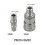 Quick Release Air Line Hose Fittings Coupler 2 pcs 2
