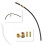 Air Compressor Nylon Hose with Copper Fittings for Pressure 8