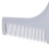 Men Beard Shaping Comb L-Shaped Mustache Trimming Guide Gray Plastic 8