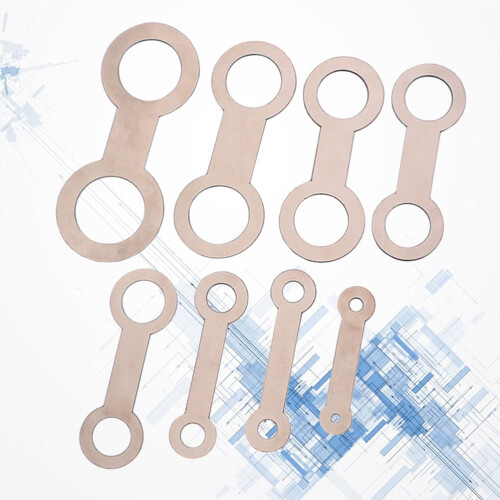 Topbathy Saxophone Leveling Tool Metal Pad Adjustment 8Pcs 2