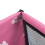 Pink Bear Paw Pattern Washable Pet Carrier Cage, Foldable & Safe 4