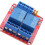 2-Channel Relay Module 5V Optocoupler Isolation High/Low Trigger, Red 50x41x18.5mm 1