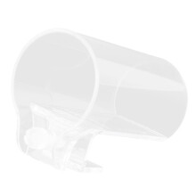Acrylic Fish Feeder Ring for Aquarium, 9x6.6x5.1cm