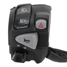 Bike Handlebar Switch 22mm Low/High Beam Control Button for Honda MSX SF 125