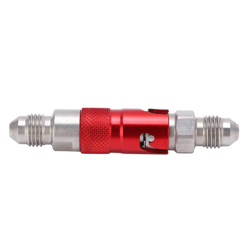 Stainless Steel Motorcycle Brake Line Quick Release Fitting Adapter Red 1