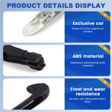 10PCS Black Emergency Car Interior Parking Hand Brake Handle Lever Grip Cover for 2006-2011 47115-SNA-A82ZA