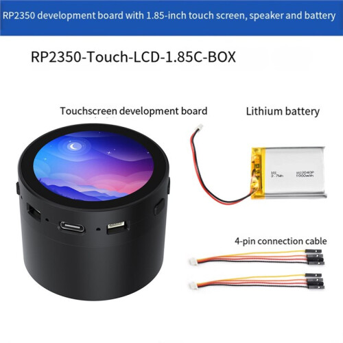 RP2350 Round LCD Development Board 1.85 Inch 360x360 Support IoT Display Module for DIY  Projects C 2