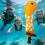 Inflatable Diving Buoy Dives Surfaces Marker-Fluorescent Yellow 6