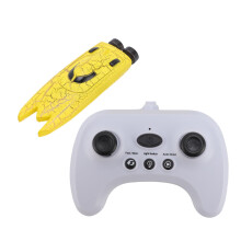 Mini-Fernsteuerungsboot mit Licht, 2,4G, wasserdicht, 10-12 Min Spielzeit