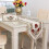 Decoration Table Runner Table Cloth Translucent Jacquard Home Decor Floral New 4