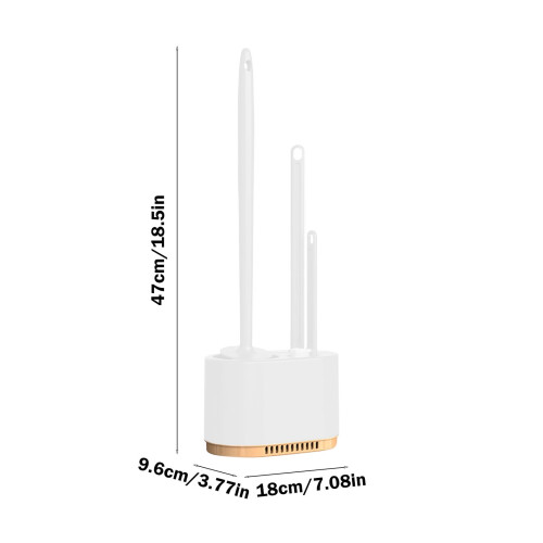 Cepillo para inodoro con cerdas resistentes y base pesada. 2