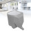 Gray Elephant Shape Plastic Tableware Drainer 14x8x11cm 3