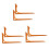 L Shape Sewing Ruler for Clothing Patchwork 6 Pcs 5