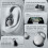 Wireless Noise Cancelling Earbuds In-Ear Waterproof for 6