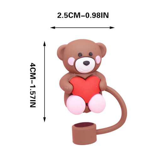 Tappo copricannuccia in silicone con design animale, riutilizzabile, 6 pezzi 1