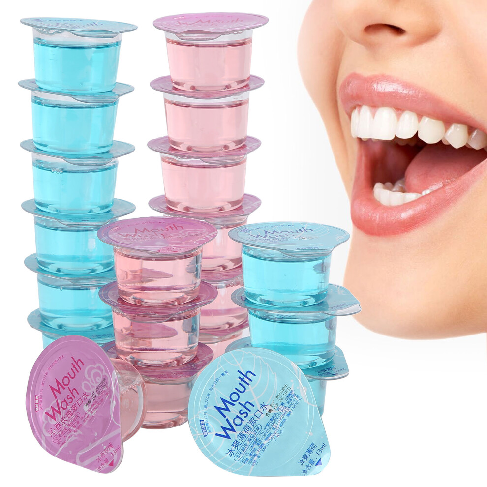 Portable Rose Mint Mouthwash 13ml x 20pcs Fresh Breath Care