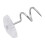 Transparent Twisted Upholstery Pins Plastic 120 pcs 2