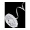 Transparent Twisted Upholstery Pins Plastic 120 pcs 3