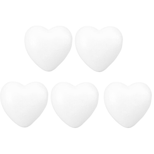 10 Pcs Hearts Solid Peach Foam Valentine's Day Crafts Mother 2