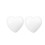 10 Pcs Hearts Solid Peach Foam Valentine's Day Crafts Mother 6