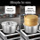 Bamboo Steamer Ring Stainless Steel 2 Pcs 6