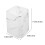 Plastic Marble Trash Can with Lid for Bathroom Kitchen Waste Storage 2