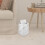 Plastic Marble Trash Can with Lid for Bathroom Kitchen Waste Storage 3