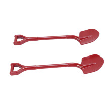 2 Stück Metall RC-Schaufel Car Tool für 1/10 Crawler Dekoration, Rot