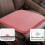 Car Seat Cushion Universal Beige Ventilated Raised Silica 8