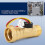 Messing-RV-Wasserfluss-Sensor für GSWH-2 6,5  2,5 cm 10
