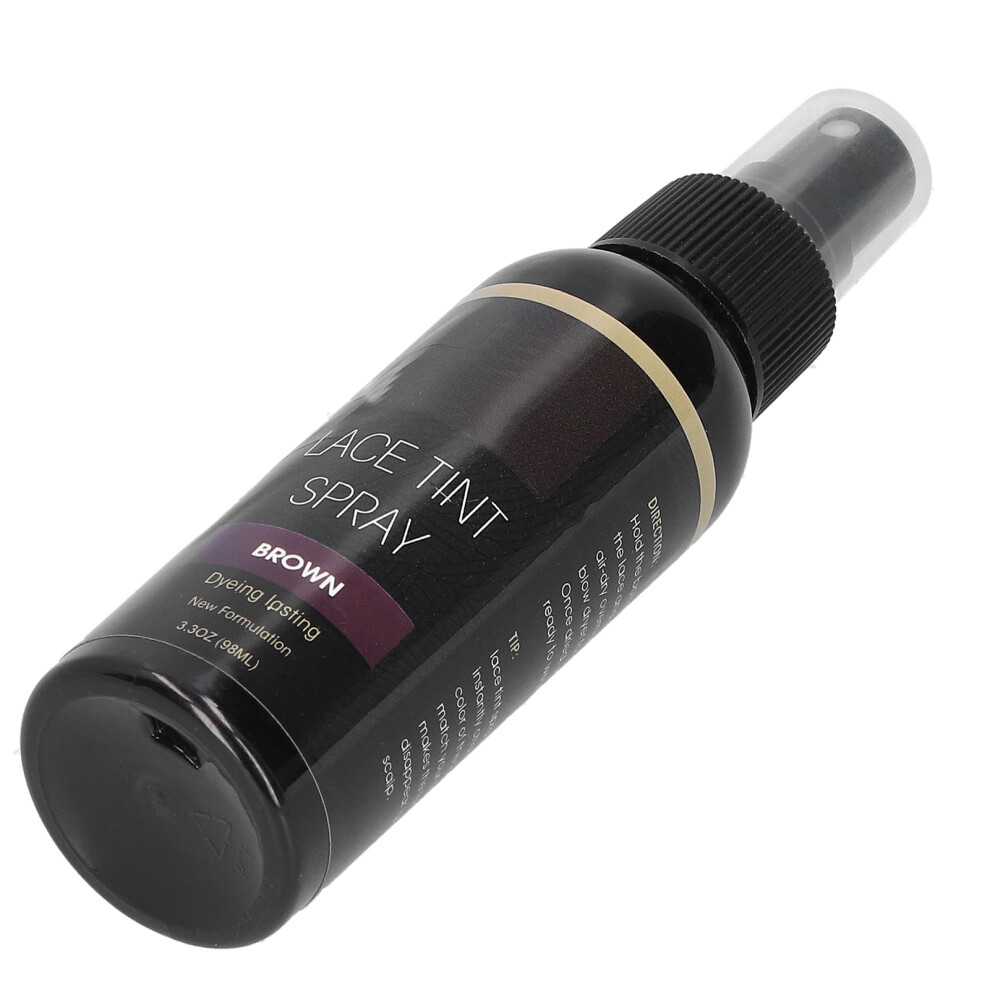 Brown 98Ml Portable Lace Tint Spray For Lace Frontals & Closures