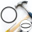 Däckbytespackning Svart plast 1 set luftcylinderpackning 5