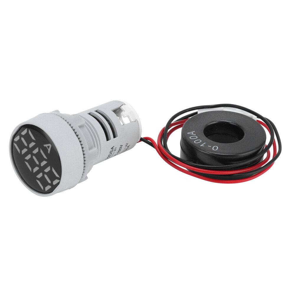 Crystal Panel Digital Current Meter Ac 220V Round Signal Indicator Ad16â22Dsa 8321391645178
