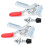 2Pcs Horizontal Welding Toggle Clamp GH-225-D, 230kg Max Holding Force 14