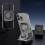 Double Phone Stand Foldable Car Mount Very Thin Design Multiple Angles Viewing for Navigation Video Calls Office Use 5