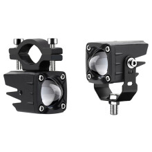 Motorrad-LED-Spotlights 120W Weiß Gelb Nebelscheinwerfer mit Halterungen, IP68