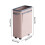 Slim Rolling Laundry Hamper Pink 3