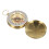 Brass Compass Pocket for Outdoor Navigation 5x5x1.5 cm 2