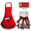Bow Apron for Cooking Nylon Spandex 1 Piece 5