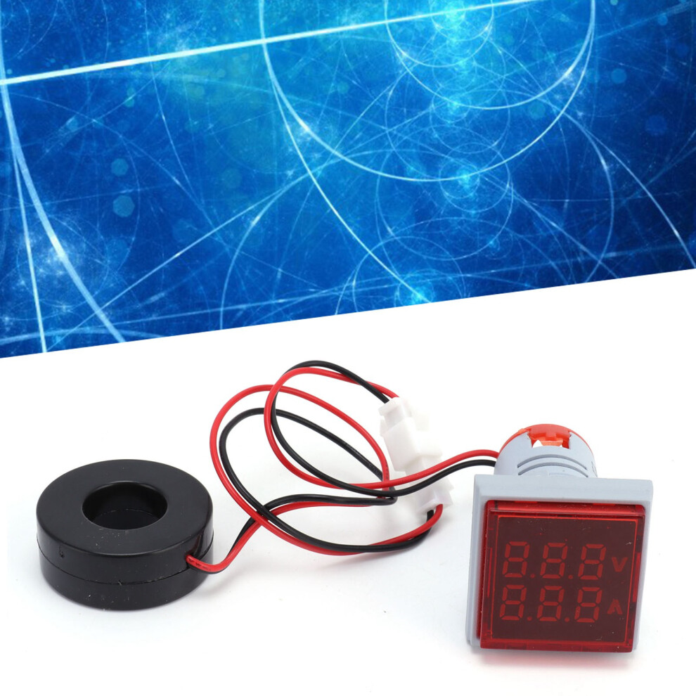 Ac Voltage Signal Warning Light 2ÂDisplay Square Lamp 60~500V Ad16â22Fvared 5011391645423