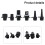 Inflatable Boat Air Valve Pump Adapter Set 6PCS 3
