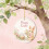 Easter Bunny Hanging Decor 8 cm Crafted Material 3