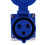 3Pin ExplosionProof Power Socket 32A 220-250V Industrial Open Install 8