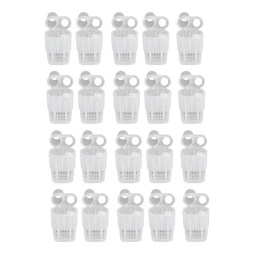 20Pcs Bee Queen Transporting Cage Plastic Beekeeping Equipment 1