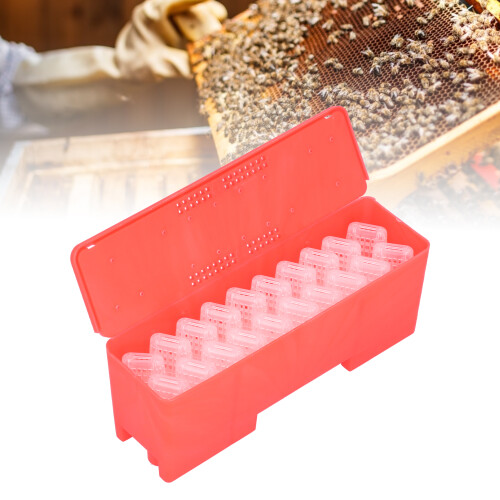 20Pcs Bee Queen Transporting Cage Plastic Beekeeping Equipment 2