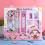 Complete Stationery Set - Includes Pencil Case, Pencils, Ruler, Sharpener, Eraser, and Notebook - Cute and Durable Design for Learning 4