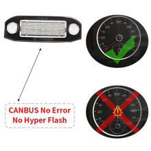 4PCS Car LED License Plate Light Super Bright Canbus for  S80 XC90 S40  XC60 S60 C70 V50 XC70 V70 White
