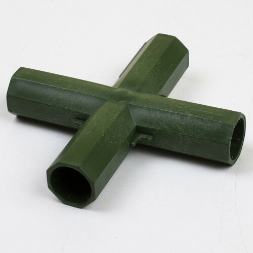 GYZEE plastic greenhouse pole connectors green 1