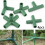 GYZEE plastic greenhouse pole connectors green 5