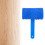 Wood Grain Paint Roller Tool with Handle for DIY Wall Decoration, Blue 3